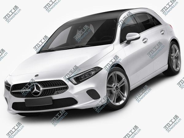 images/goods_img/20210312/Mercedes-Benz A-class 2019 3D model/1.jpg